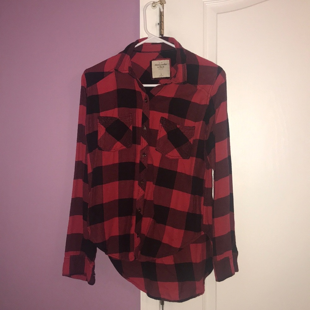 Red and black AnF flannel